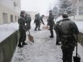 SAF helps the citizens of Serbia in clearing the snow